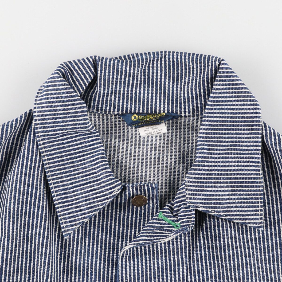 古着 80年代 オシュコシュ Osh kosh B'GOSH ヒッコリーストライプ