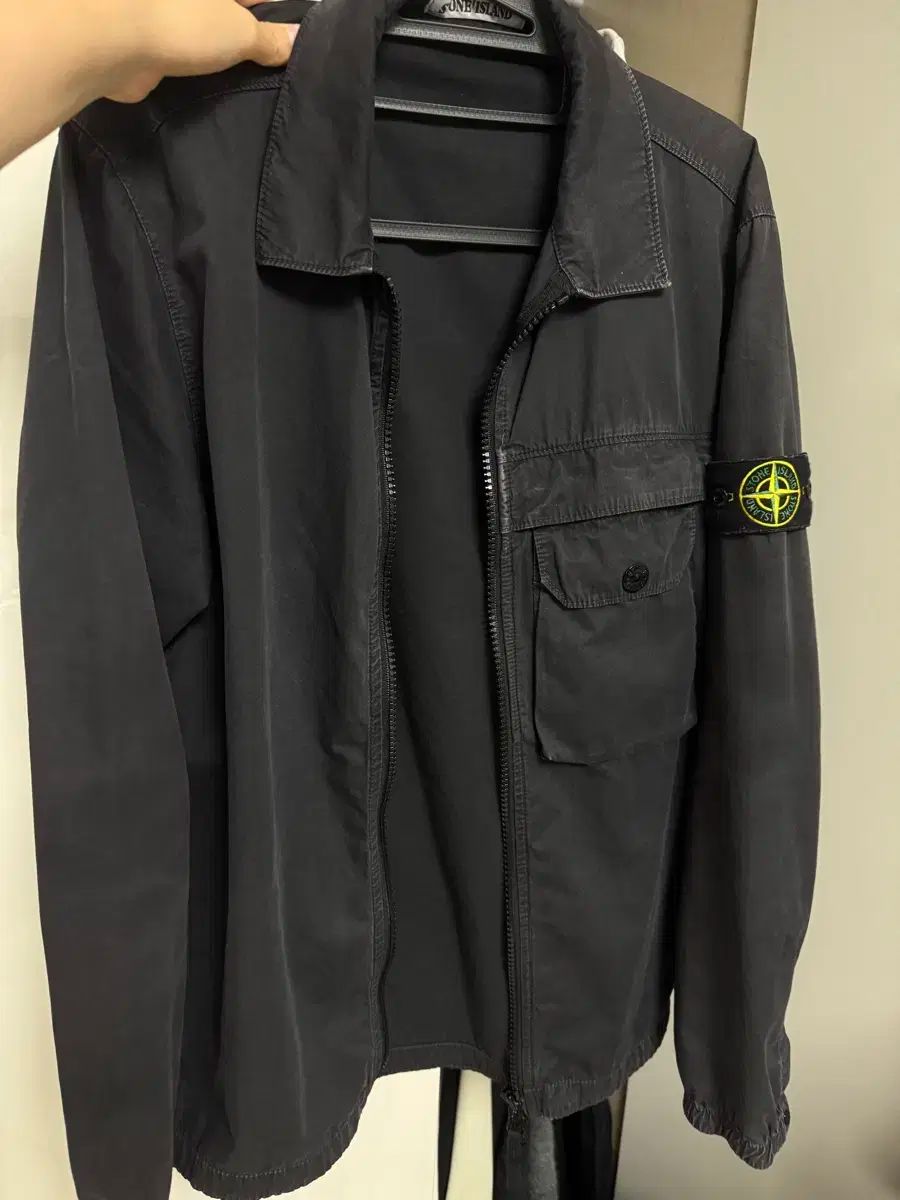 STONE ISLAND ストーンアイランド エフェクト オーバーサイズシャツ M