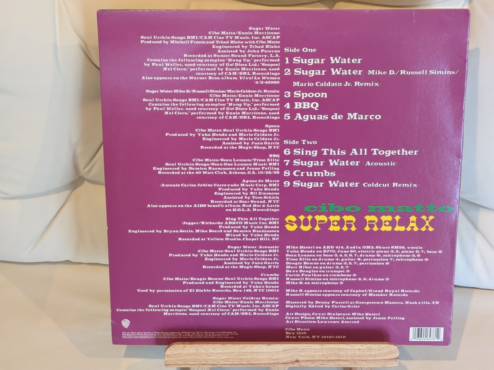 Cibo Matto Super Relax レコード 1997年 Cibo Matto – Super Relax – CD (EP), 1997 [r57001] | Discogs