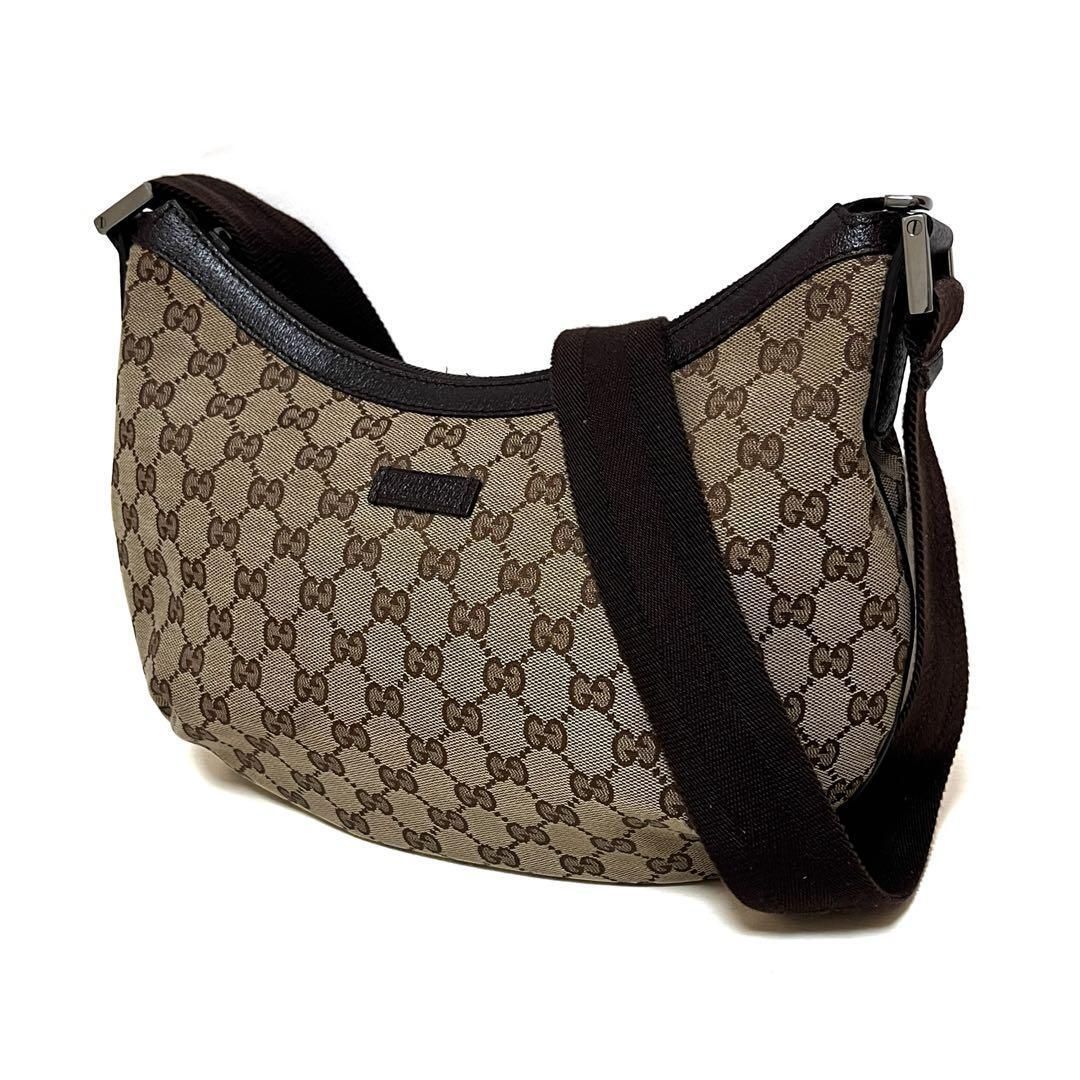 激安 GUCCI グッチ ショルダーバッグ GG キャンバス ベージュ ブラウン 