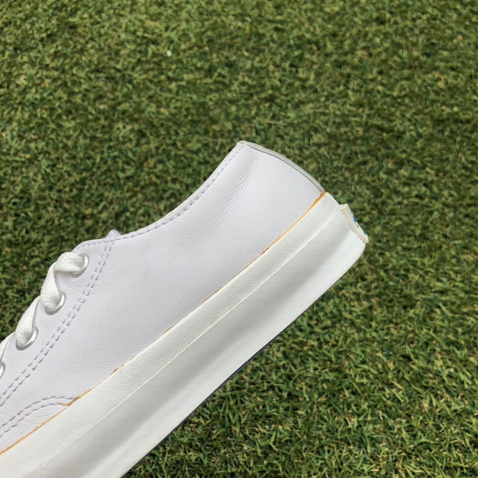 美品22.5 converse コンバース レザージャックパーセル H592