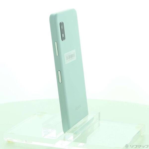 中古品〕 AQUOS wish3 64GB グリーン SH-M25 楽天 SIMフリー