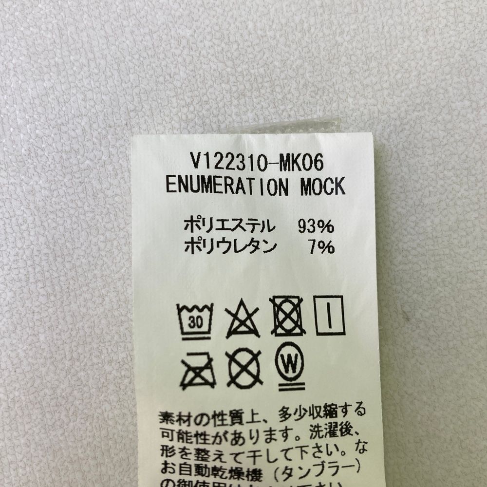 サイズ：1 V12 ヴィトゥエルヴ 2023年 モックネック 半袖Tシャツ 総柄 ホワイト系 [240101494173] ゴルフウェア レディース ストスト サイズ：1 V12 ヴィトゥエルヴ 2023年 モックネック 半袖Tシャツ