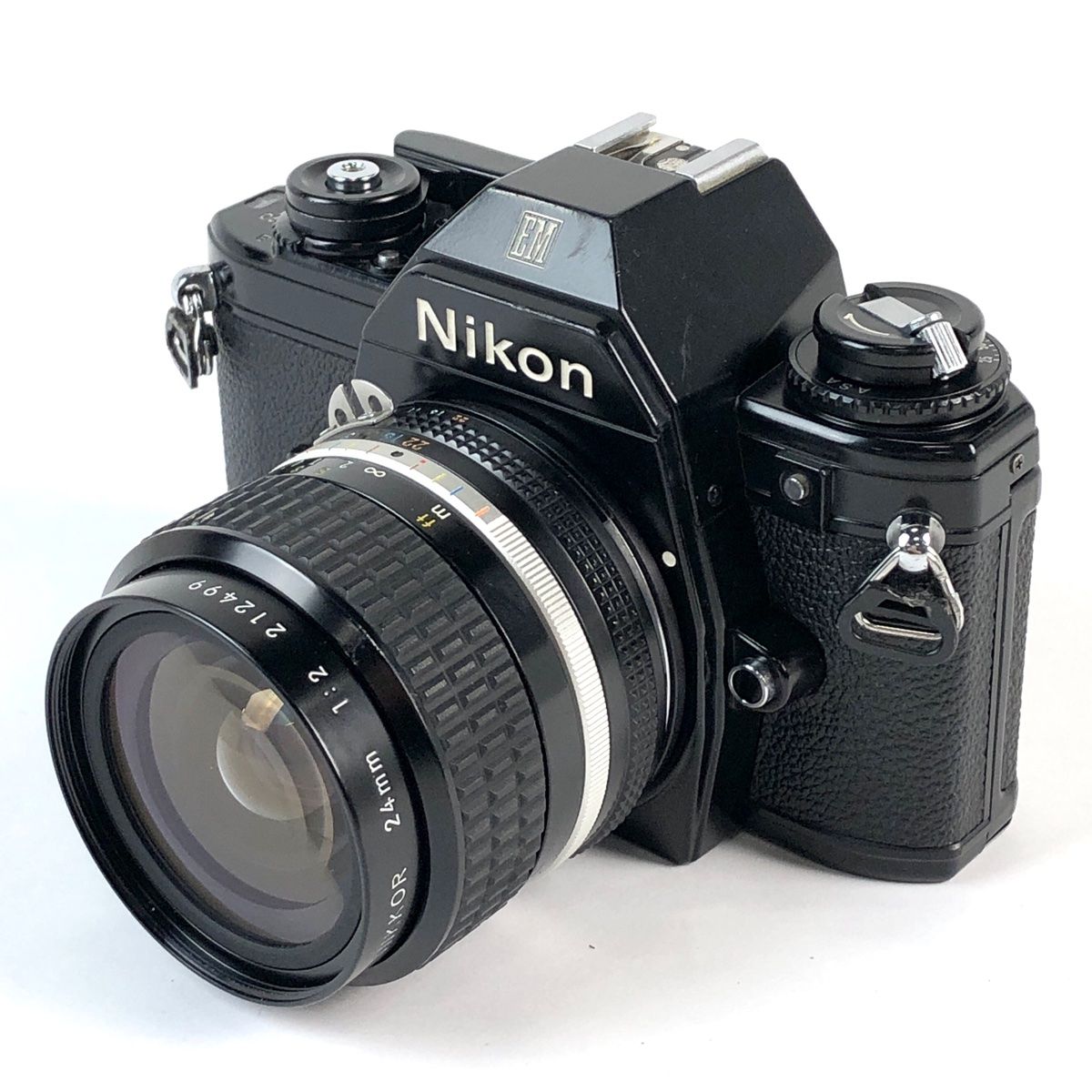 ★ Nikon ニコン EM + AI-S NIKKOR 50mm F1.8 フィルムカメラ 標準単焦点レンズ セット パンケーキ ☆程度良好☆ニコンEM+Ai-S NIKKOR 50mm f1.8&frasl;Nikon .