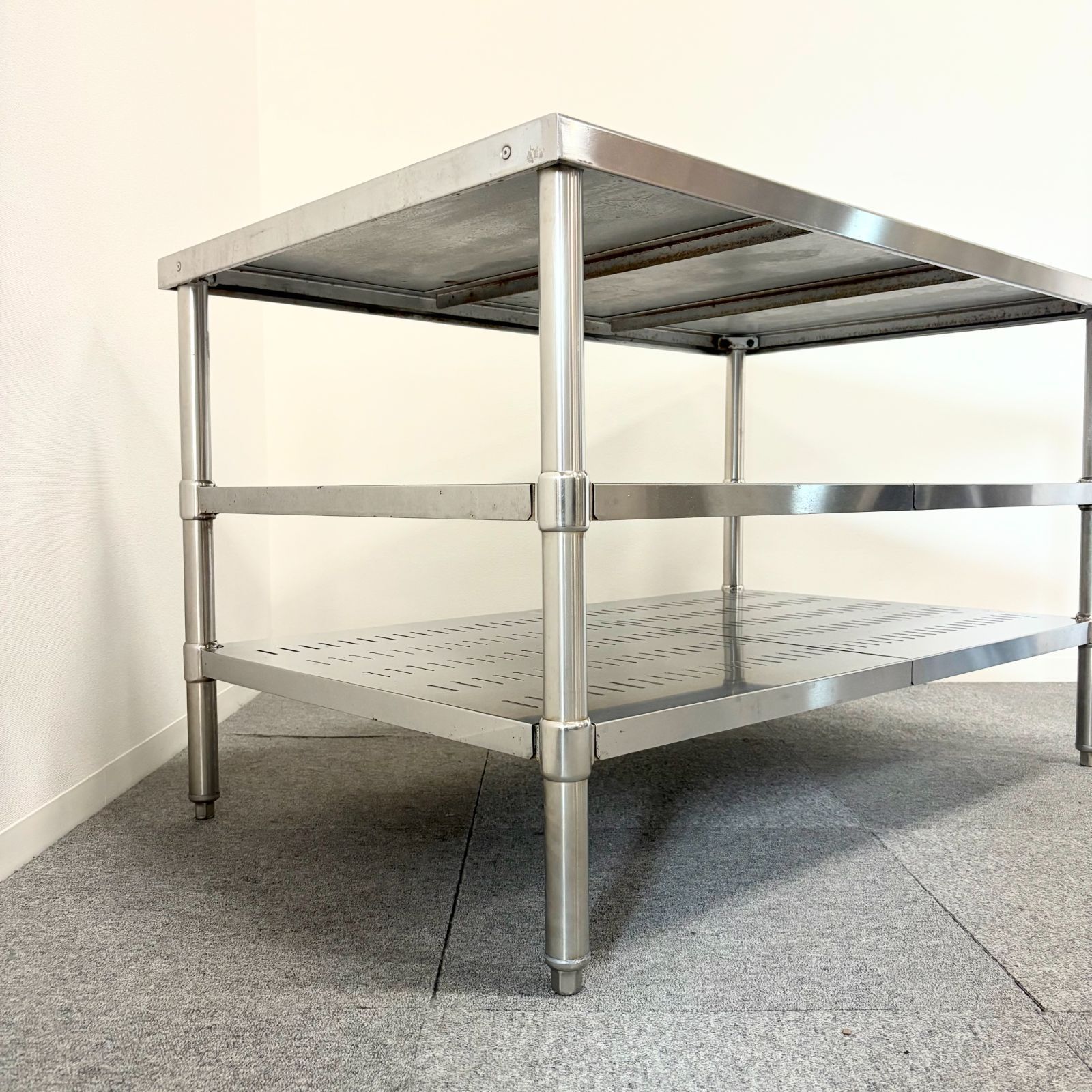 ステンレス作業台|マルゼン|幅1200mm×奥行750mm×高さ740mm|業務用|厨房機器|台|テーブル|1540