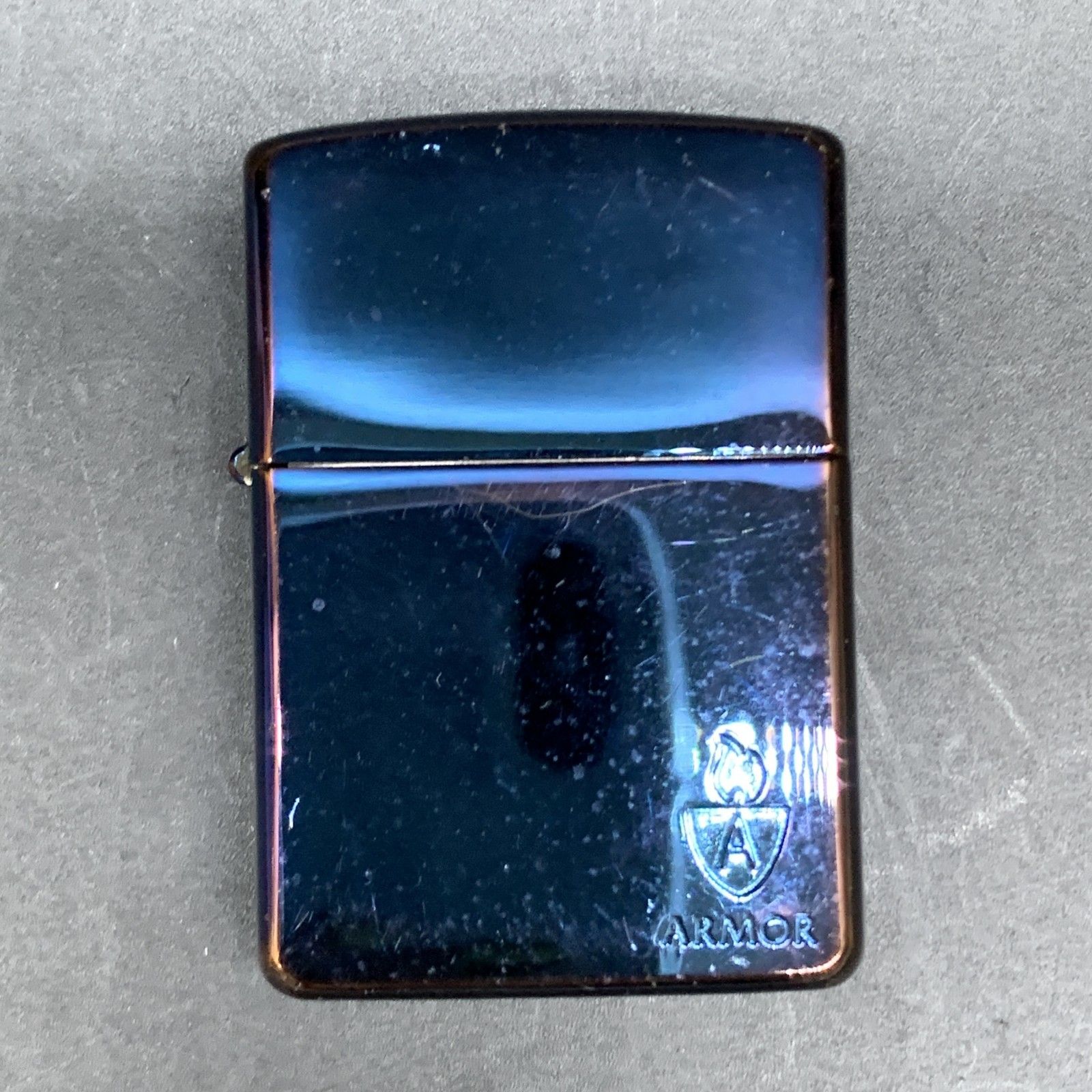 M376 zippo ジッポ ARMOR アーマー H02 ブルー 火花OK ジッポー