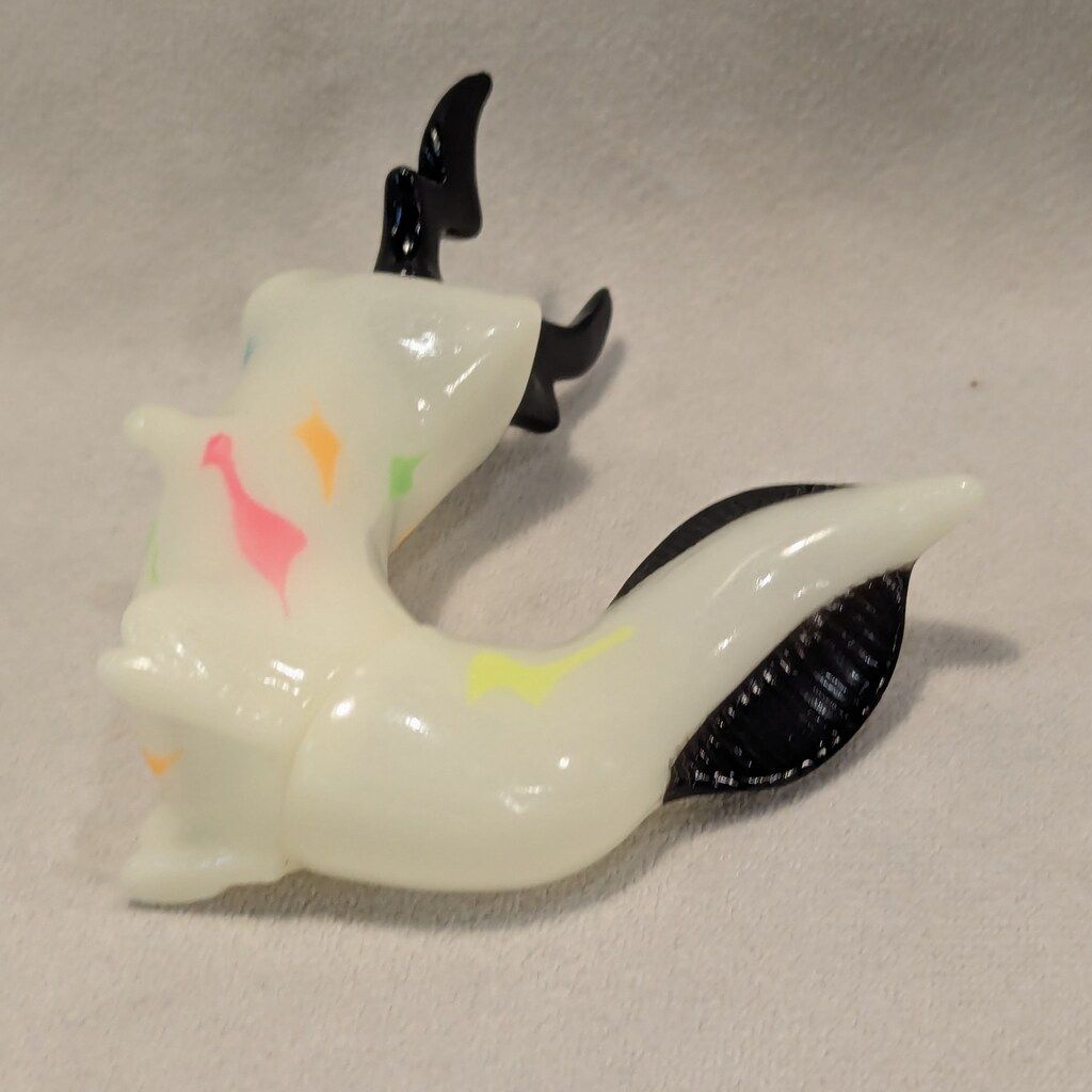 MAXTOY マックストイのソフビ人形 エレキング 幼体 蓄光成型/緑/青