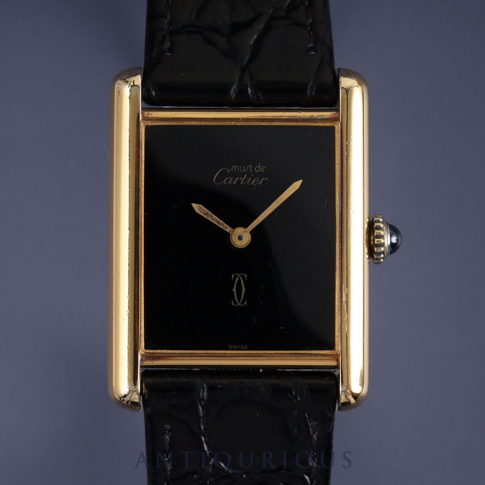 稼動品 カルティエ CARTIER マスト 21 LM クォーツ メンズ 腕時計 カルティエ cartier｜マストタンク LM｜クォーツ・1980年代製