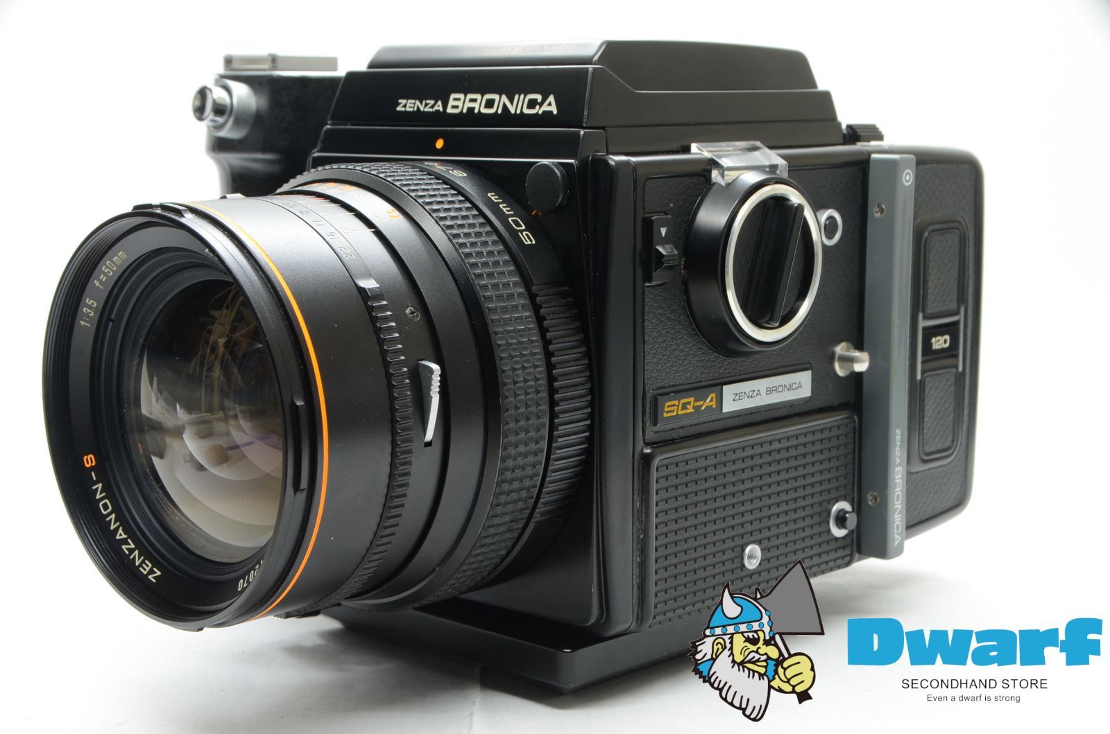 ゼンザブロニカ ZENZA BRONICA SQ-A ウエストレベルファインダー ZENZANON-S 50mm F3.5 120フィルムホルダー スピードグリップ セット