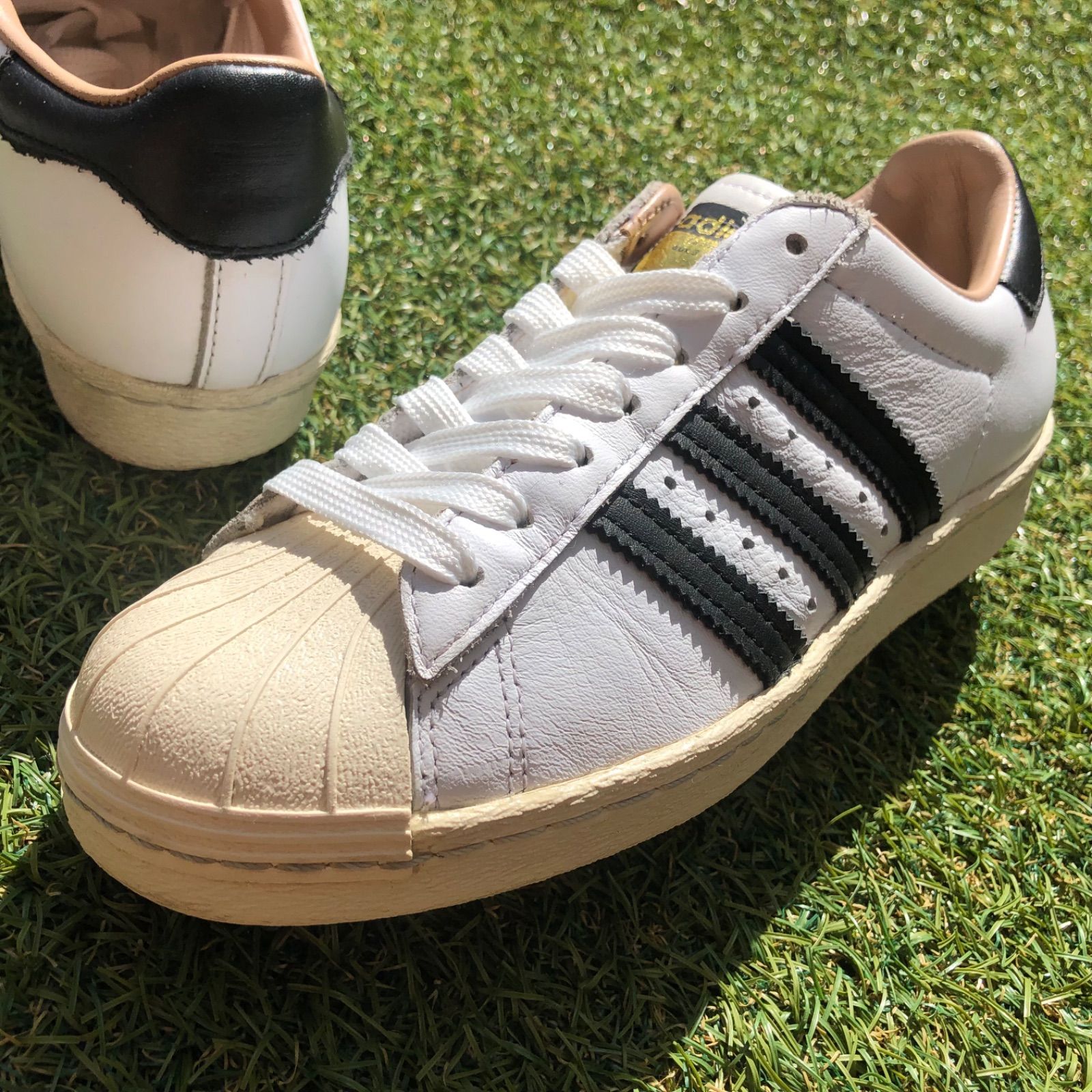 美品23 adidas SS80S W アディダス スーパースター HT639 - メルカリ