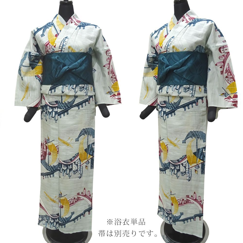 浴衣　京都岡重　新品未使用 浴衣 レディース レディース浴衣_ブランドゆかた_単品_京都