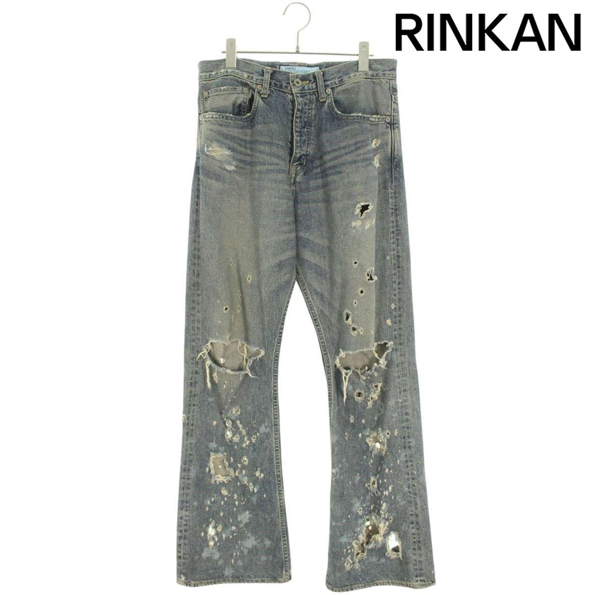 ダイリク  24SS   D-9 Damage Flare Denim Pants ダメージフレアデニムパンツ メンズ 29インチ