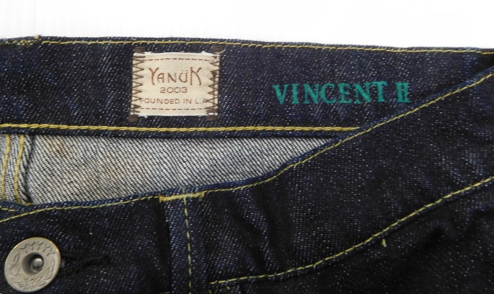 爆買い，品質保証】 タグ付！YANUK ヤヌーク 藤原裕 VINCENT Ⅱ デニム 