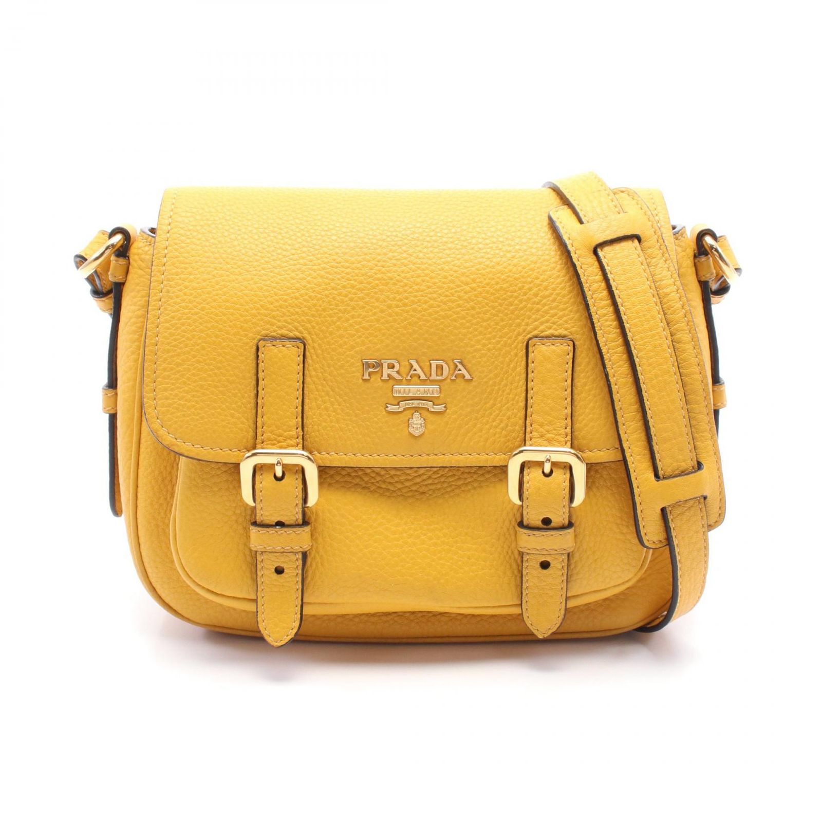 プラダ PRADA ショルダーバッグ VIT.DAINO 1BD092 イエロー