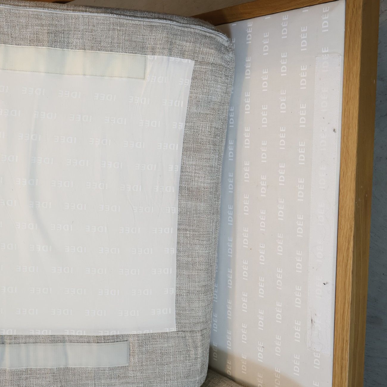 【大注目?売切れ注意】 IDEE イデー DIMANCHE ディモンシュ オーク材 3人掛けソファ Marina Bautier トリプルソファ