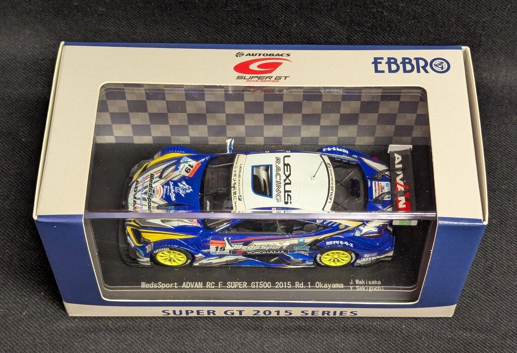 MMP 1/43 EBBRO WedsSport ADVAN RC F SUPER GT500 2015 Rd.1