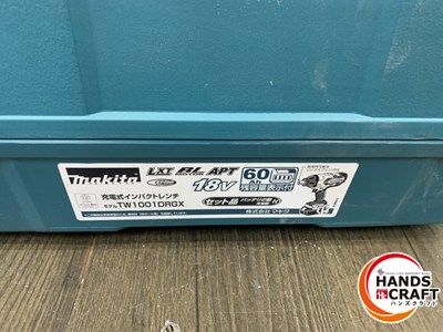 ▽▽ ♥ 未開封 マキタ TW1001DRGX 充電式インパクトレンチ18V6.0Ah×2 充電器付 フルセット 角19mm 品 未開封品