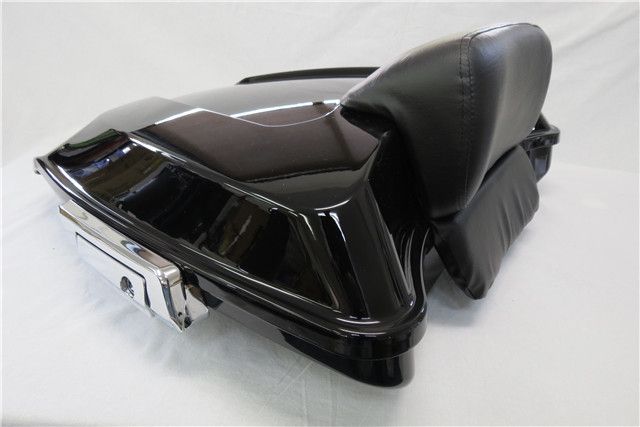 ツーリング ツアーパックセット 薄型 チョップツアーパック 塗装あり 1997-2025 汎用 バックレストあり セット ブラック