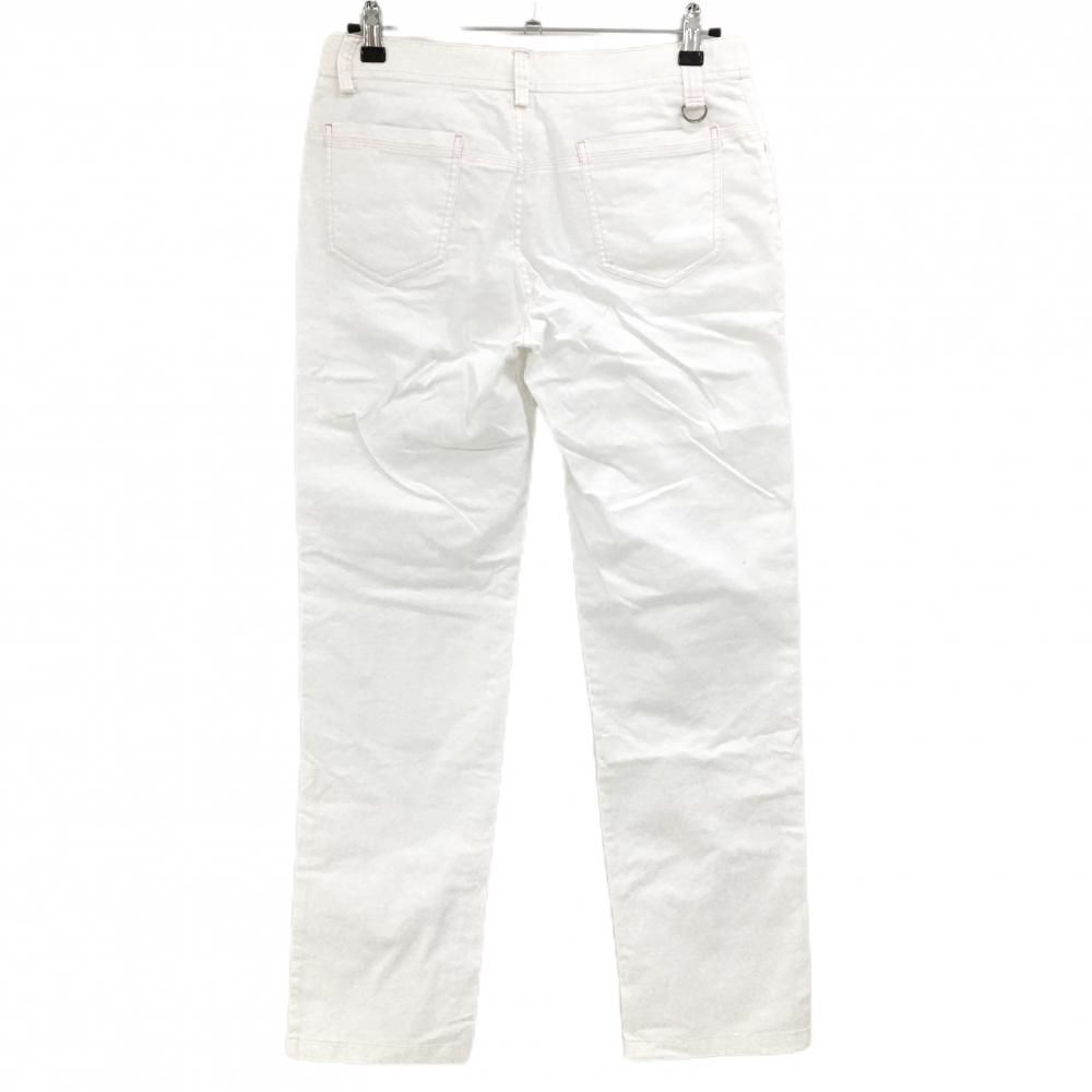 ☆SALE価格☆アディダス パンツ 白×ピンク ステッチ ストレッチ