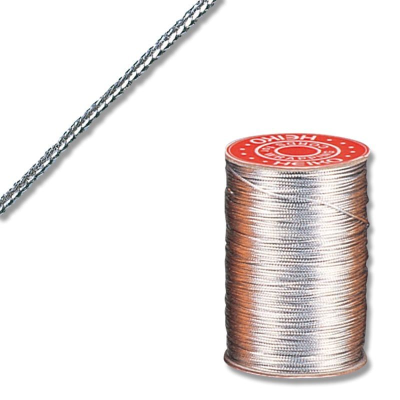 まとめ買い シモジマ HEIKO 紐 贈答用紐 銀唐打 約1.2mm×100m 銀 ラッピング用品 001510901 ×3セット