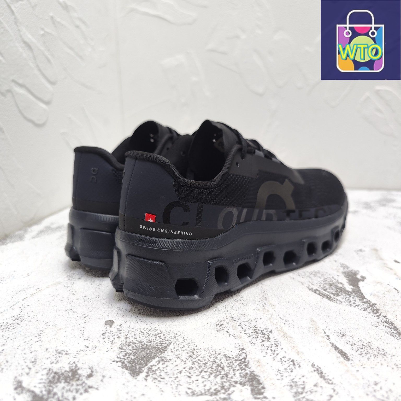 On Cloudmonster ブラック ランニングシューズ22,5新品 メンズ Cloudmonster | ブラック | On 日本