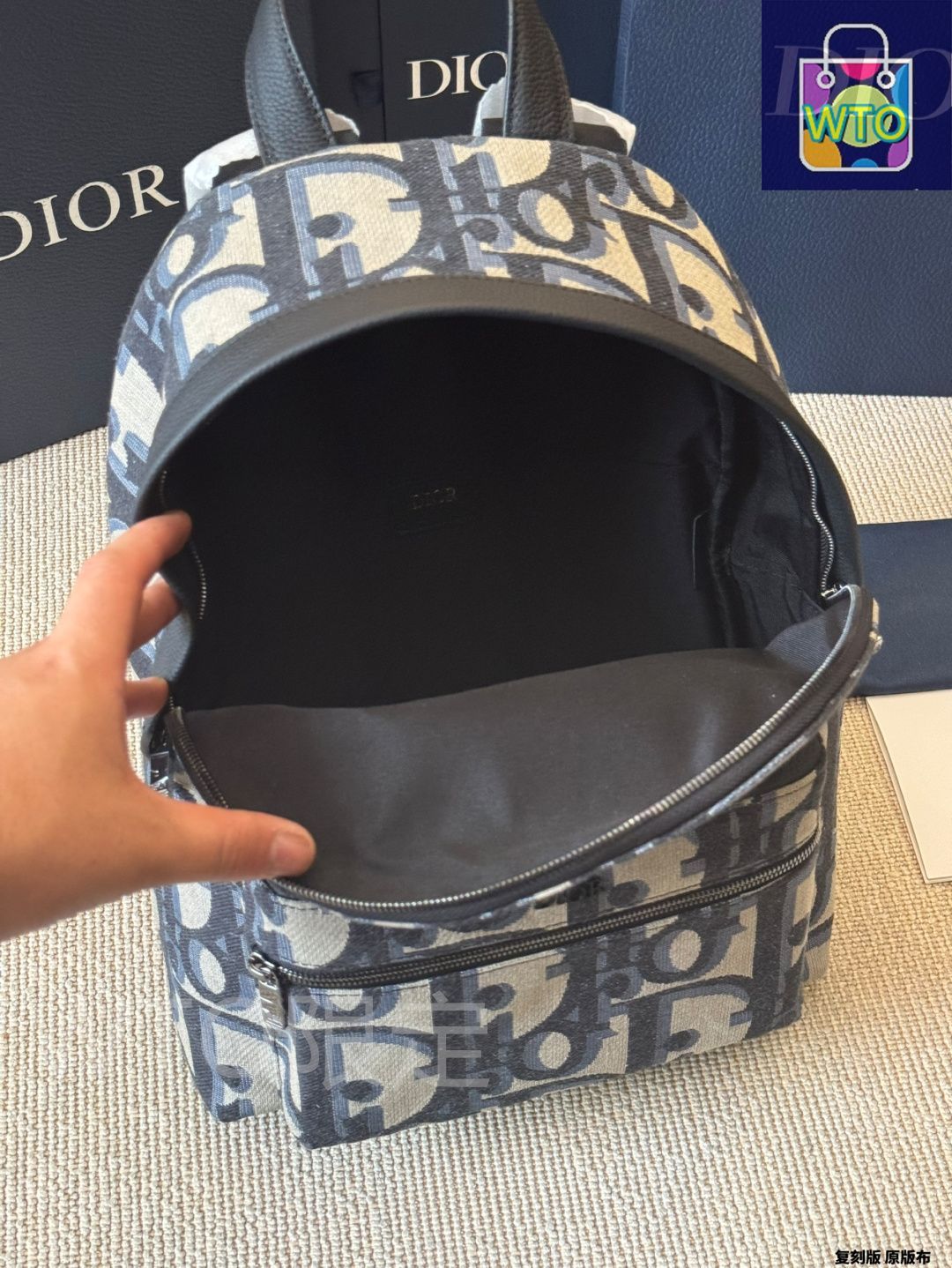 今日特価】DIOR ディオール オブリーク レターキャンバス