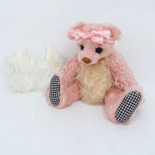 ROSE BEAR 吉川照美　/　ローズベア ◆LOVE/テディベア/天使の羽/ピンク/タグ付き/一点物 レディースファッション【中古】 ROSE BEAR 吉川照美 / ローズベア ◇LOVE/テディベア/天使の羽/ピンク