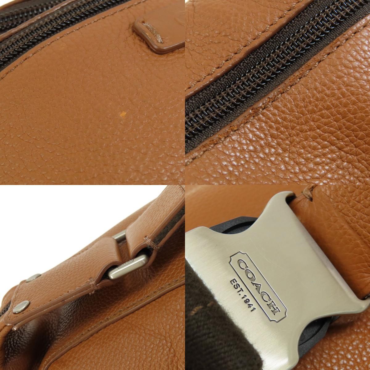 COACH コーチ F77233 ロゴ ヒップバッグ・ウエストバッグ レザー 