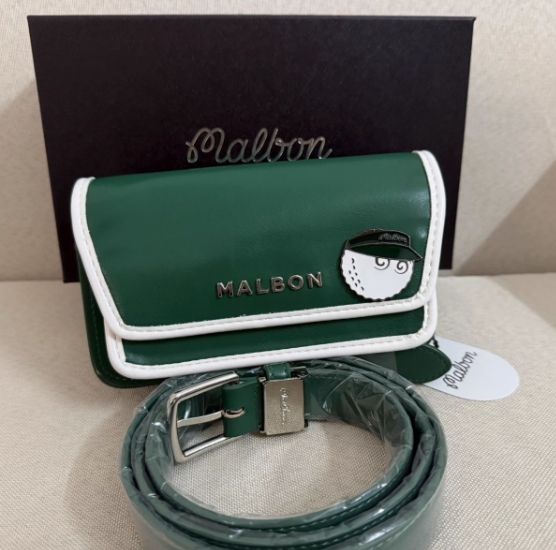 Malbon ゴルフ 測距計 ケース ミニウエストバッグ 男女兼用 小物収納