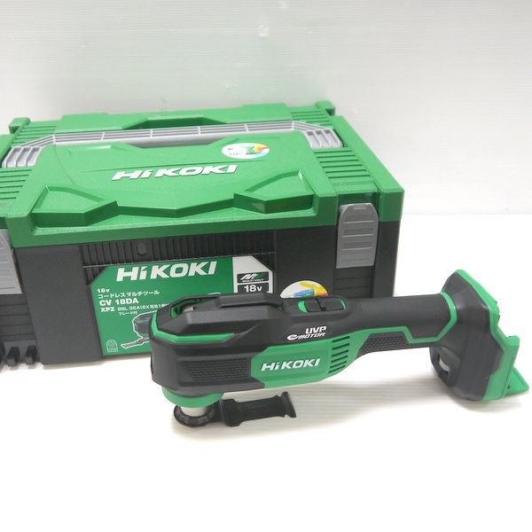 HiKOKI 18V コードレスマルチツール CV18DA 本体のみ ケース付 マルチボルト 低振動 電動工具 ハイコーキ ≡DT5888