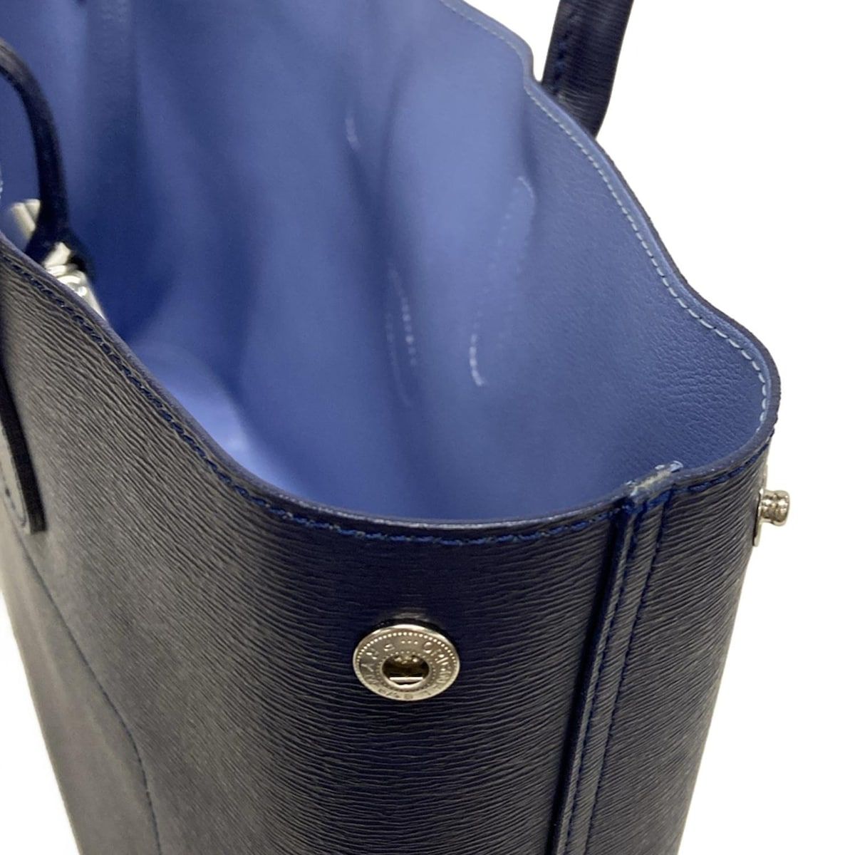 【週末セール】【美品】LONGCHAMP ロゾ ネイビー レザー バッグ トートバッグ レディース 大きめ LONGCHAMP ロンシャン ロゾ