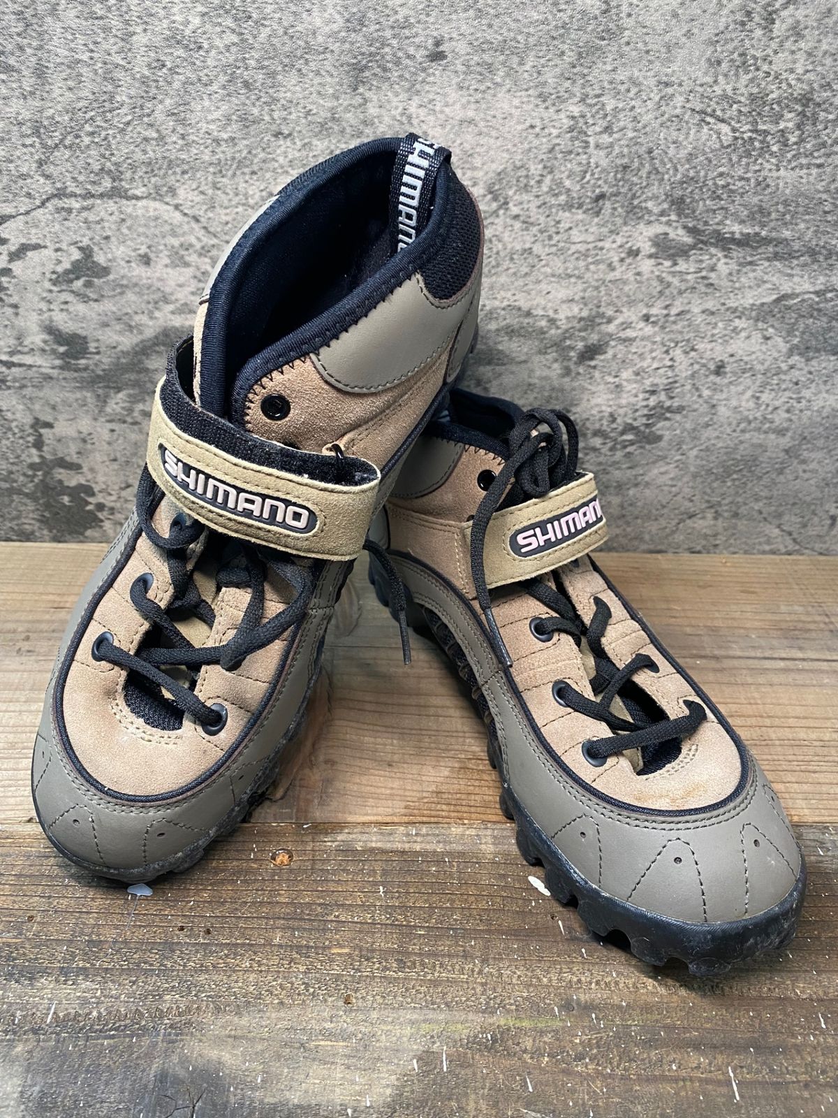 IM522 シマノ SHIMANO SH-M058 MTB ビンディングシューズ 茶 SPD EU43
