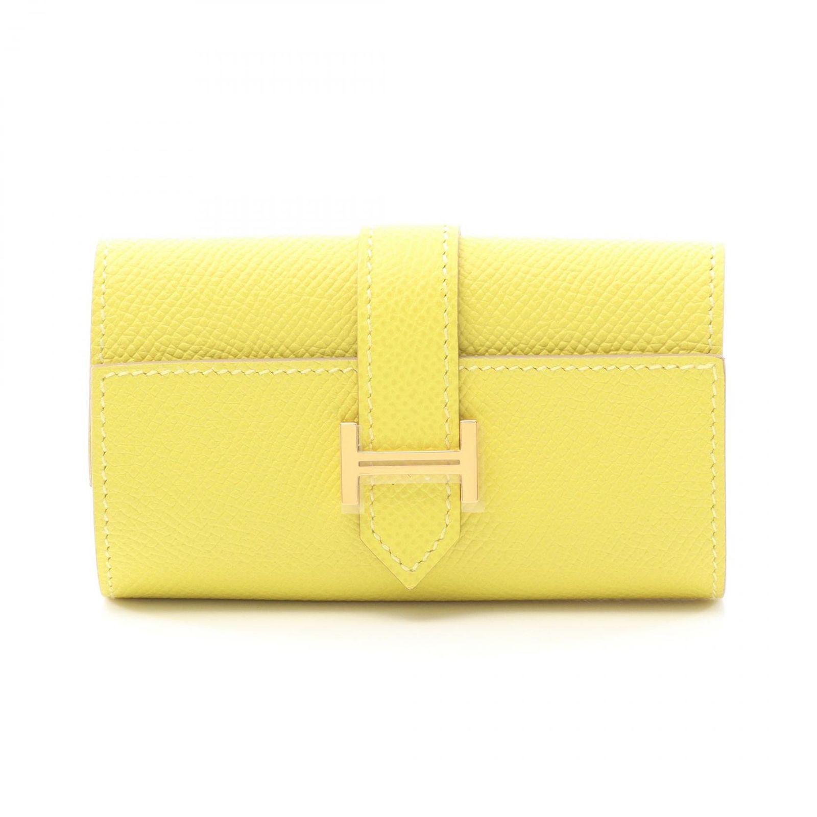 エルメス HERMES キーケース ベアン ジョーヌナブル U刻/G金具 