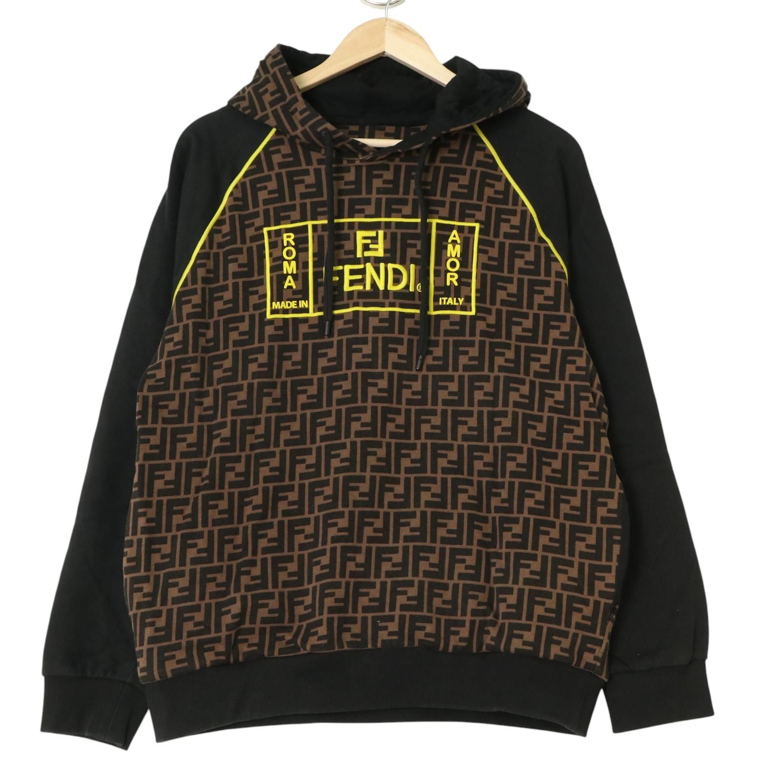 f001 L 04 フェンディ FENDI FY0991 A87E ズッカ柄 ロゴ刺繍 裏