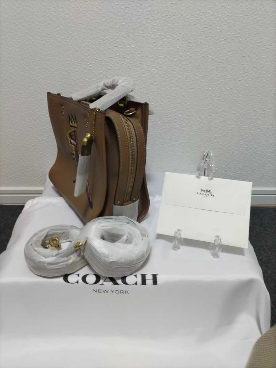 COACH コーチ バスキア 恐竜 ハンドバック ショルダーバック トート