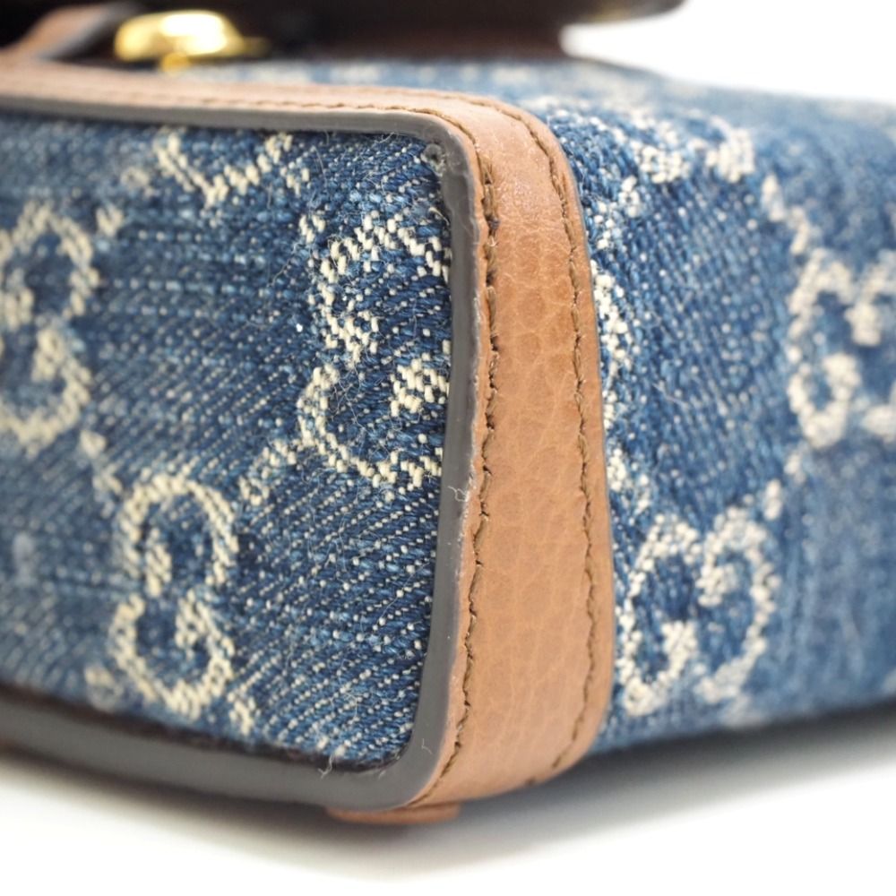 GUCCI/グッチ 625615 ホースビット 1955 GGデニム ショルダーバッグ