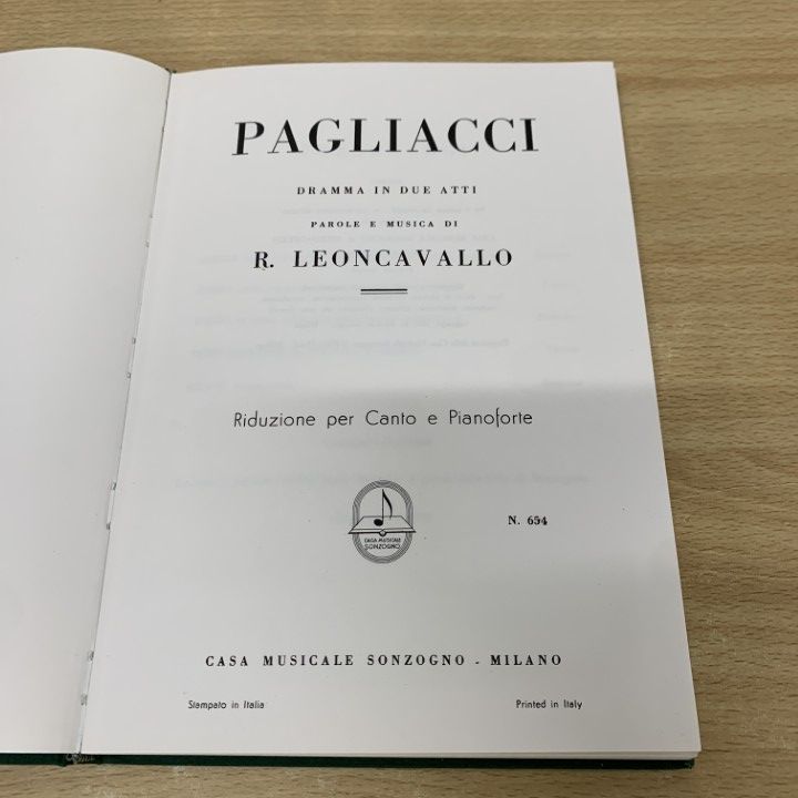 PAGLIACCI Ruggero Leoncavallo 新品 Amazon Music - ルッジェーロ・レオンカヴァッロのPagliacci