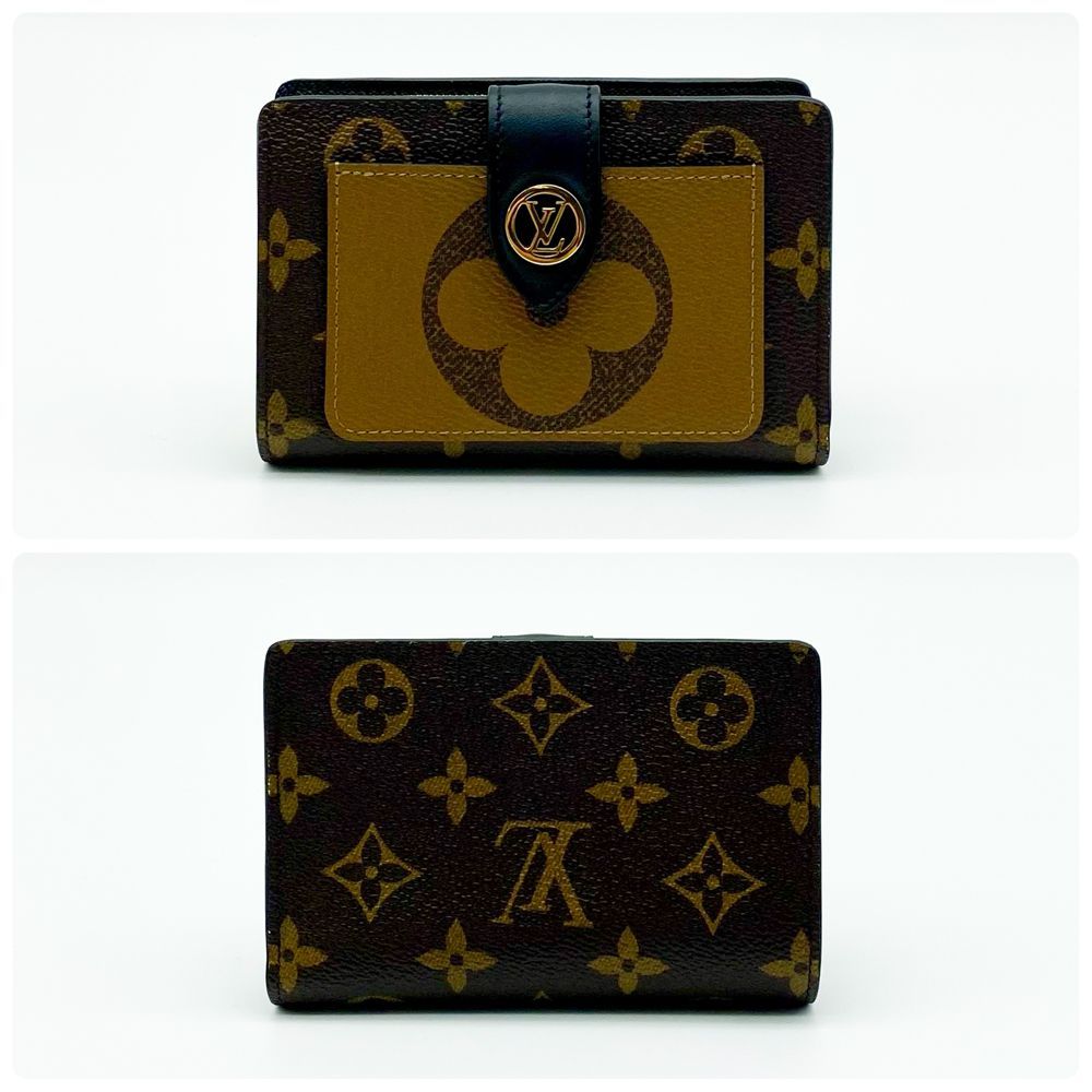 【最高峰品】ルイヴィトン LOUIS VUITTON モノグラム・ジャイアント リバース ポルトフォイユ・ジュリエット M69432 RFID  ICチップ 送料無料 送料込み