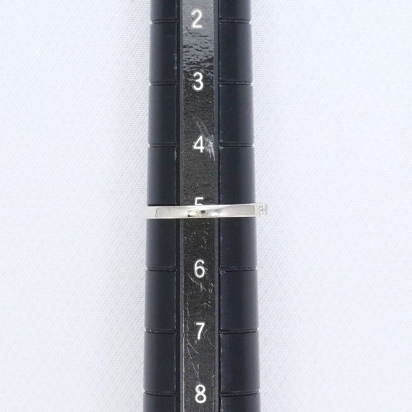K10WG リング 指輪 5号 ダイヤ 総重量約0.7g - メルカリ