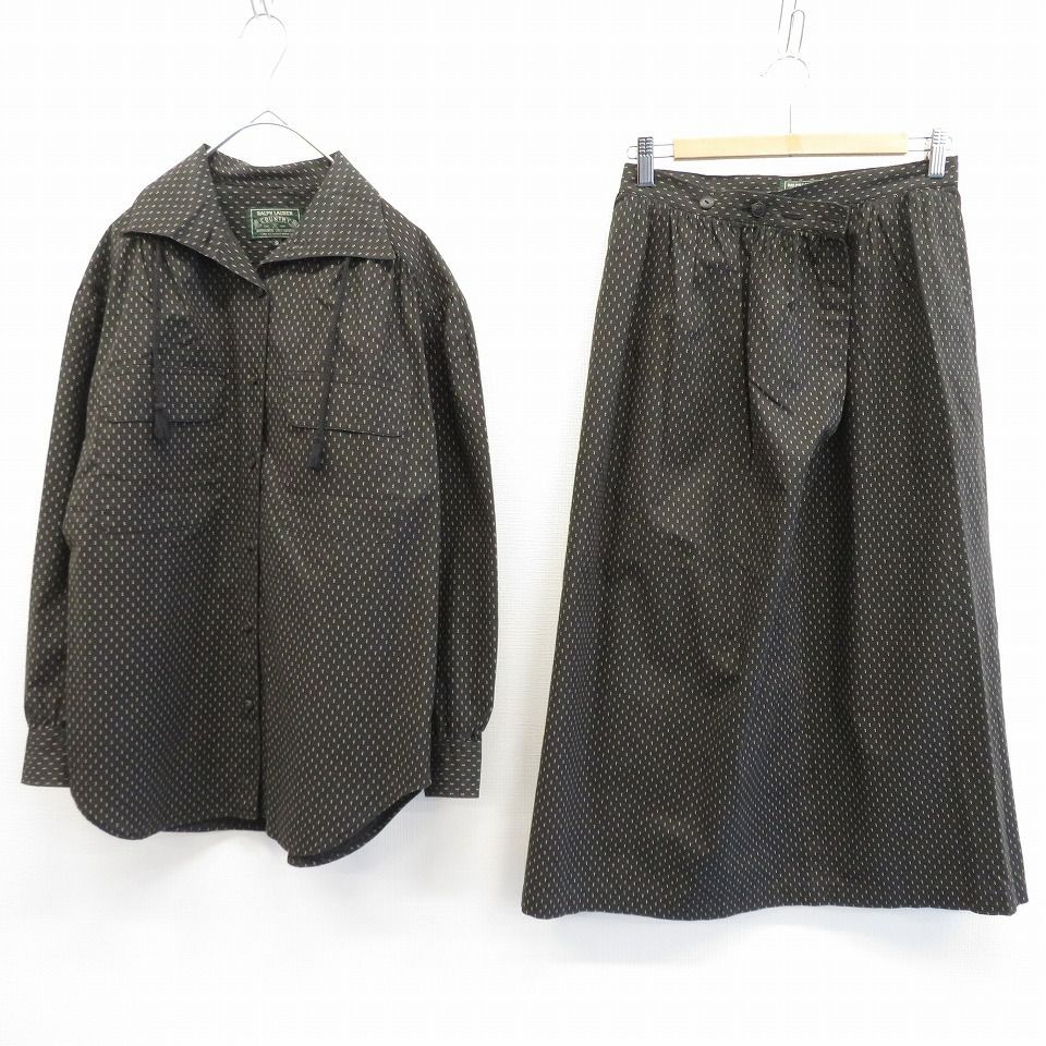 ラルフローレンのセットアップ スカートスーツ 中古】ラルフローレン