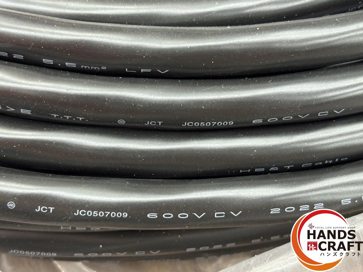 未使用】HST CV ケーブル 4×5.5 30m 2023年製【ハンズクラフト佐賀】