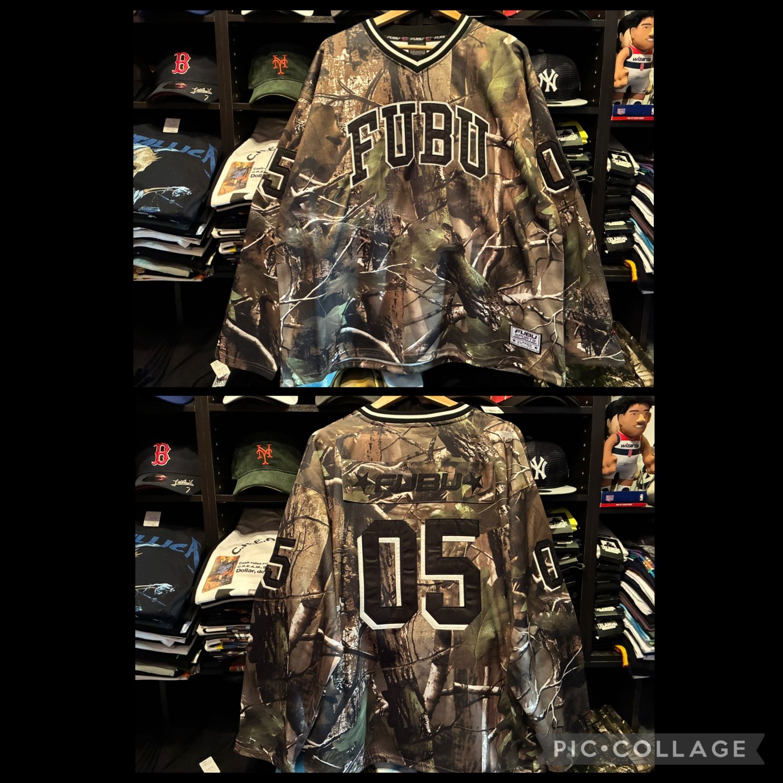 FUBU（フブ） “REAL TREE HOCKEY SHIRT/リアルツリーホッケーシャツ