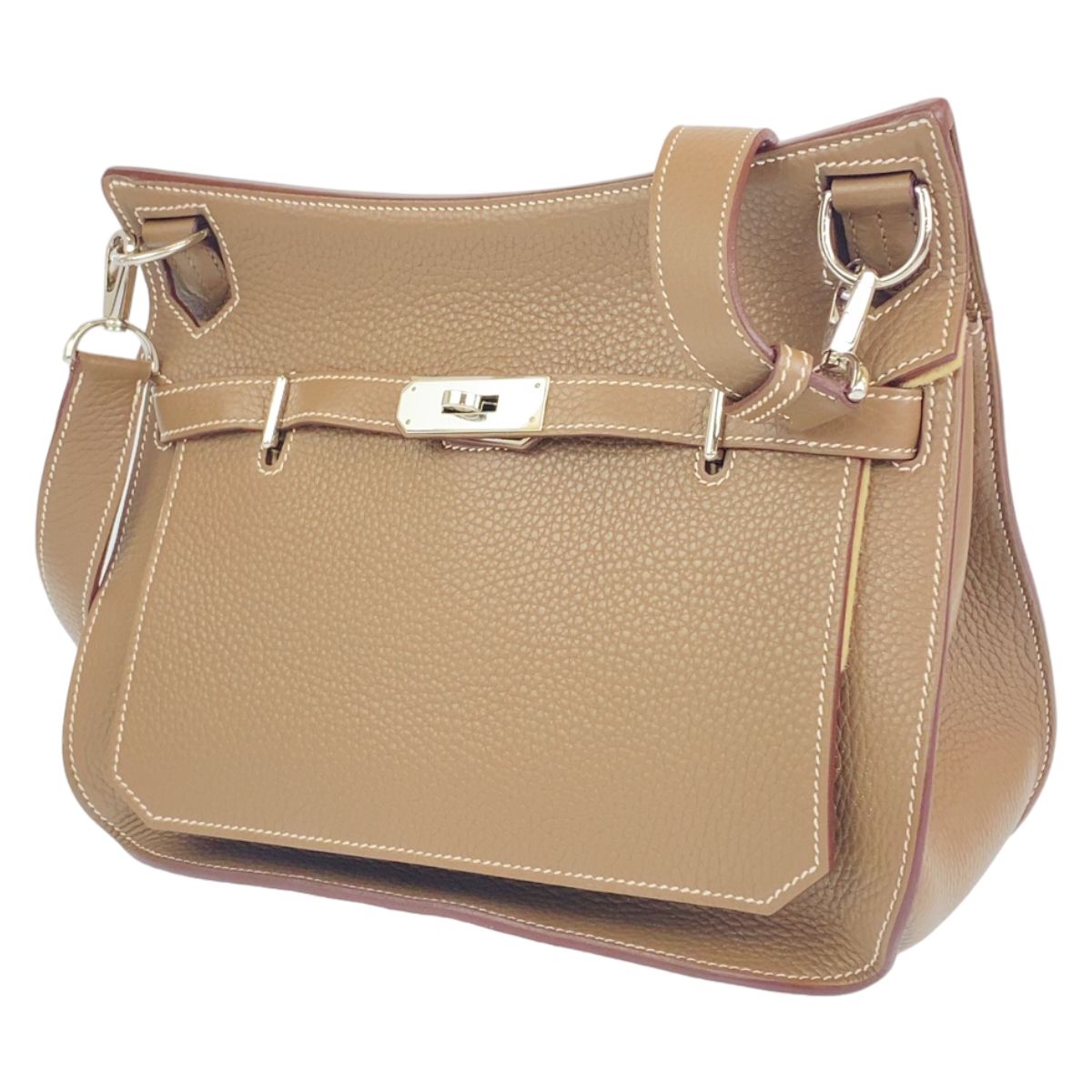 超美品 HERMES エルメス ジプシエール28 エトゥープ シルバー金具  