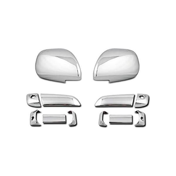 ハイエース レジアスエース 200系 DX-GLパッケージ用 メッキ ドアハンドルカバー ドアミラーカバー セット H16～
