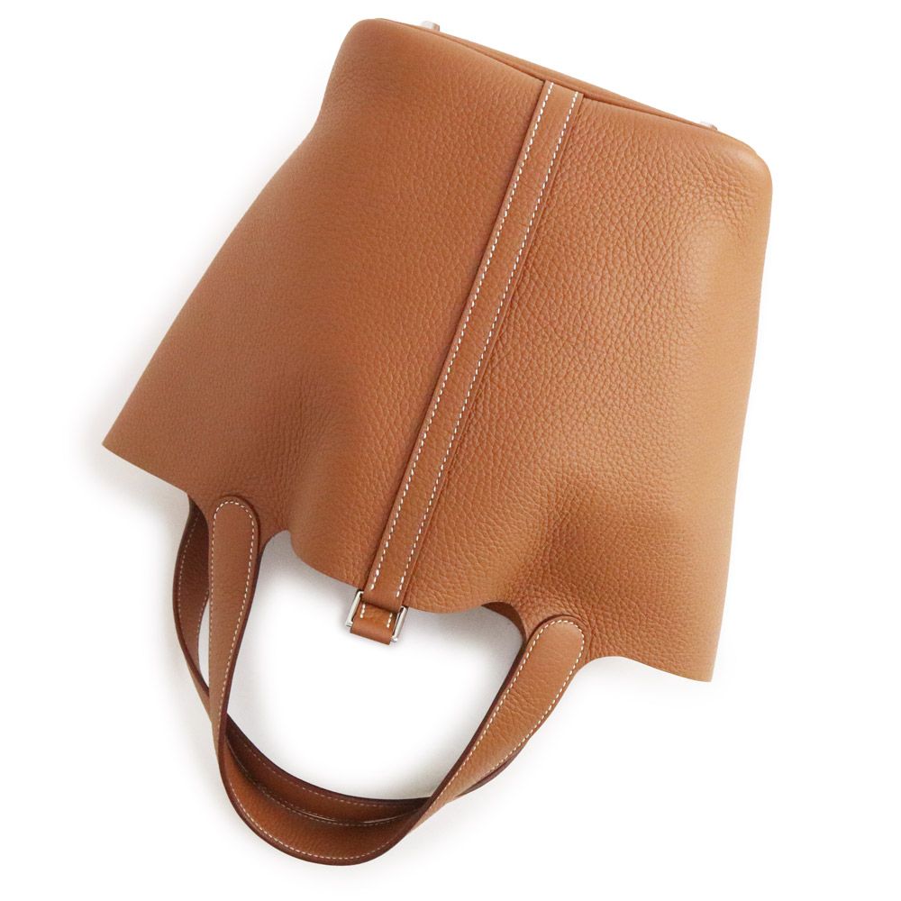 【HERMES】ピコタンロック 22 ハンドバッグ ブラウン エルメス ハンドバッグ/トートバッグ バッグ レディース