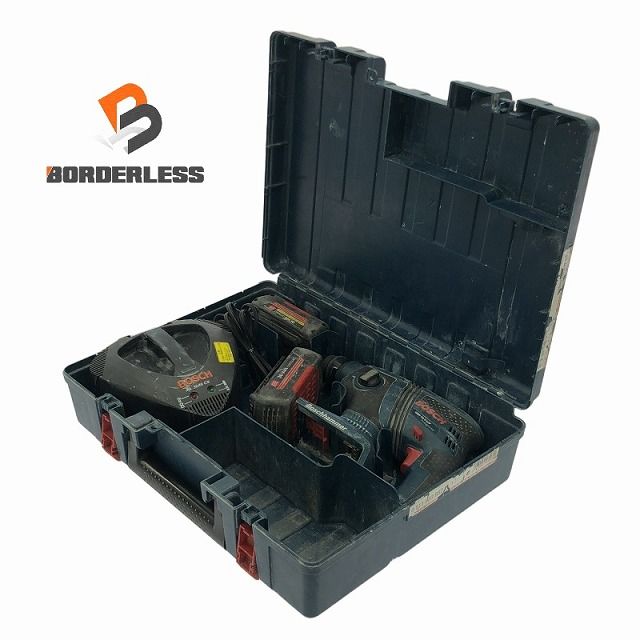 BOSCH ボッシュ 36V バッテリーハンマードリル GBH36V-LIY バッテリー2個 36V 1.3Ah 充電器 ケース付き 108309