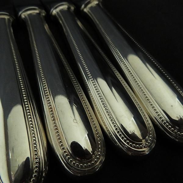 anv クリストフル Christofle パール デザートナイフ 19.5cm 4本セット シルバー カトラリー 864880 SKLAD-KIRPICHA_RU