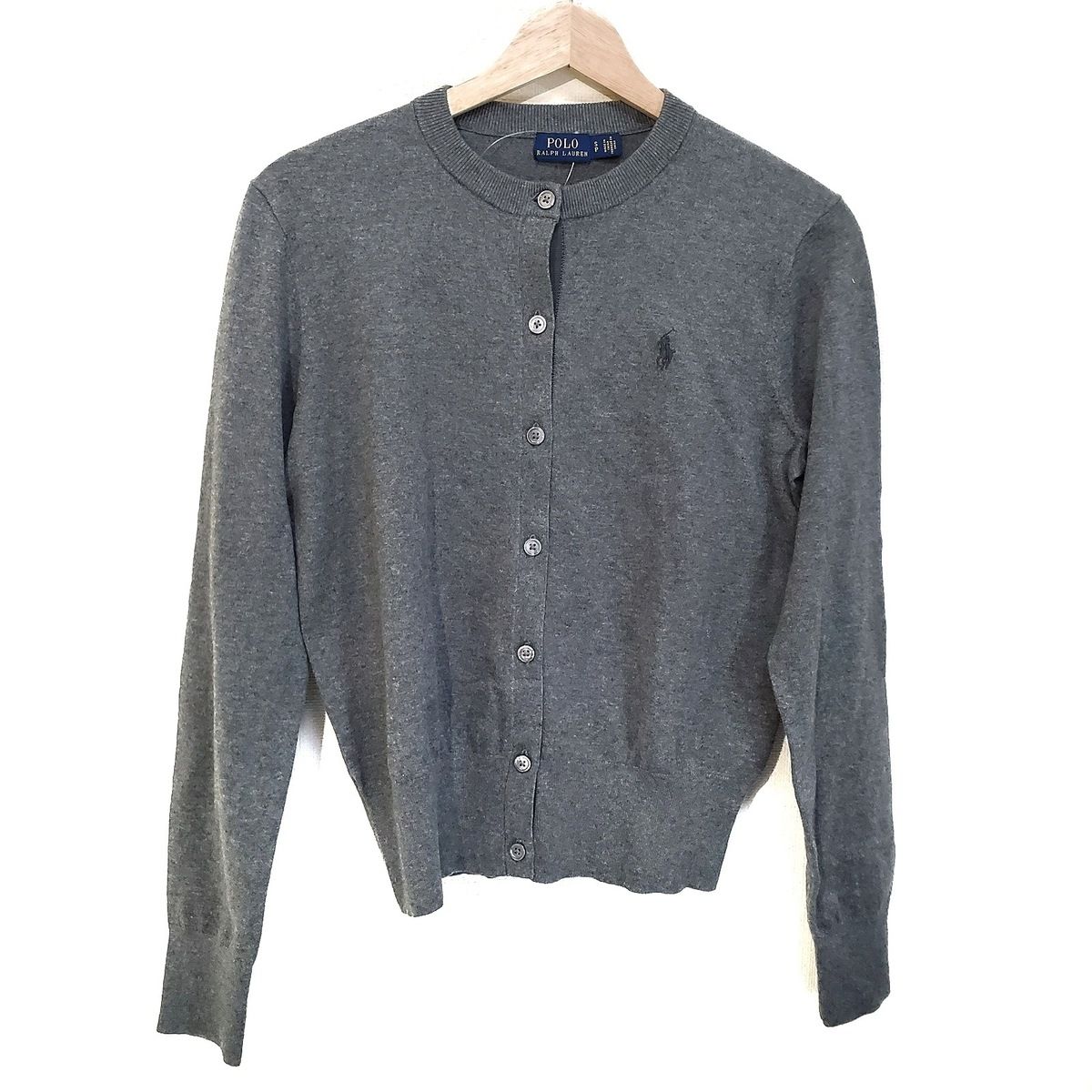 POLObyRalphLauren ポロラルフローレン カーディガン サイズSP S レディース - グレー 長袖
