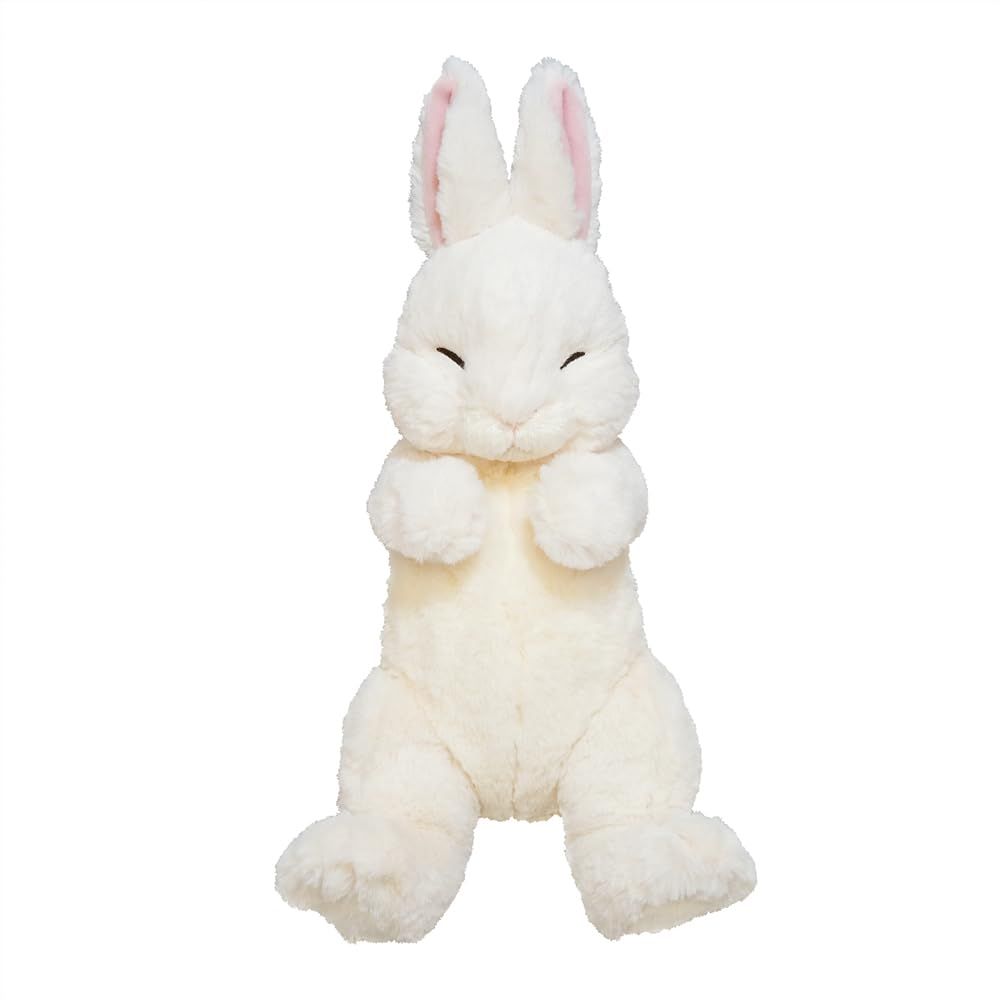 サンレモン ひざ うさぎ WH すやすや 17×14×36cm ぬいぐるみ