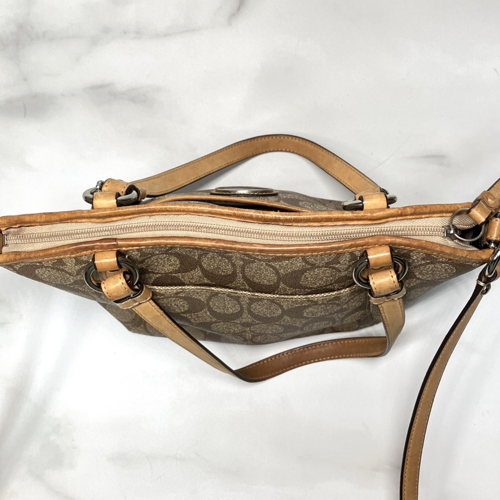 美品】COACH コーチ バッグ ハンドバッグ ショルダーバッグ 斜め掛け 